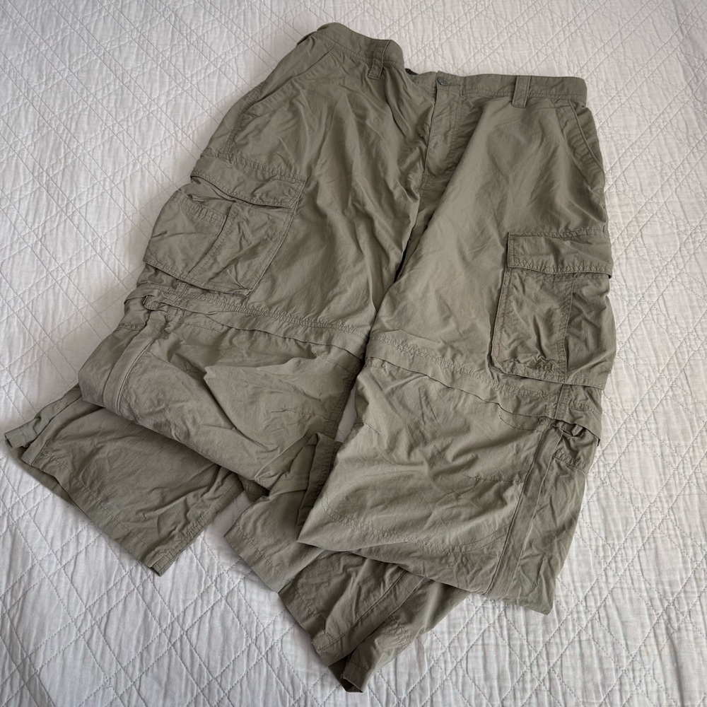 REI Men’s Convertible Hiking Vented Cargo Pants Shorts 30L